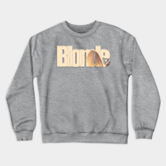 Blonde Crewneck Sweatshirt by afternoontees